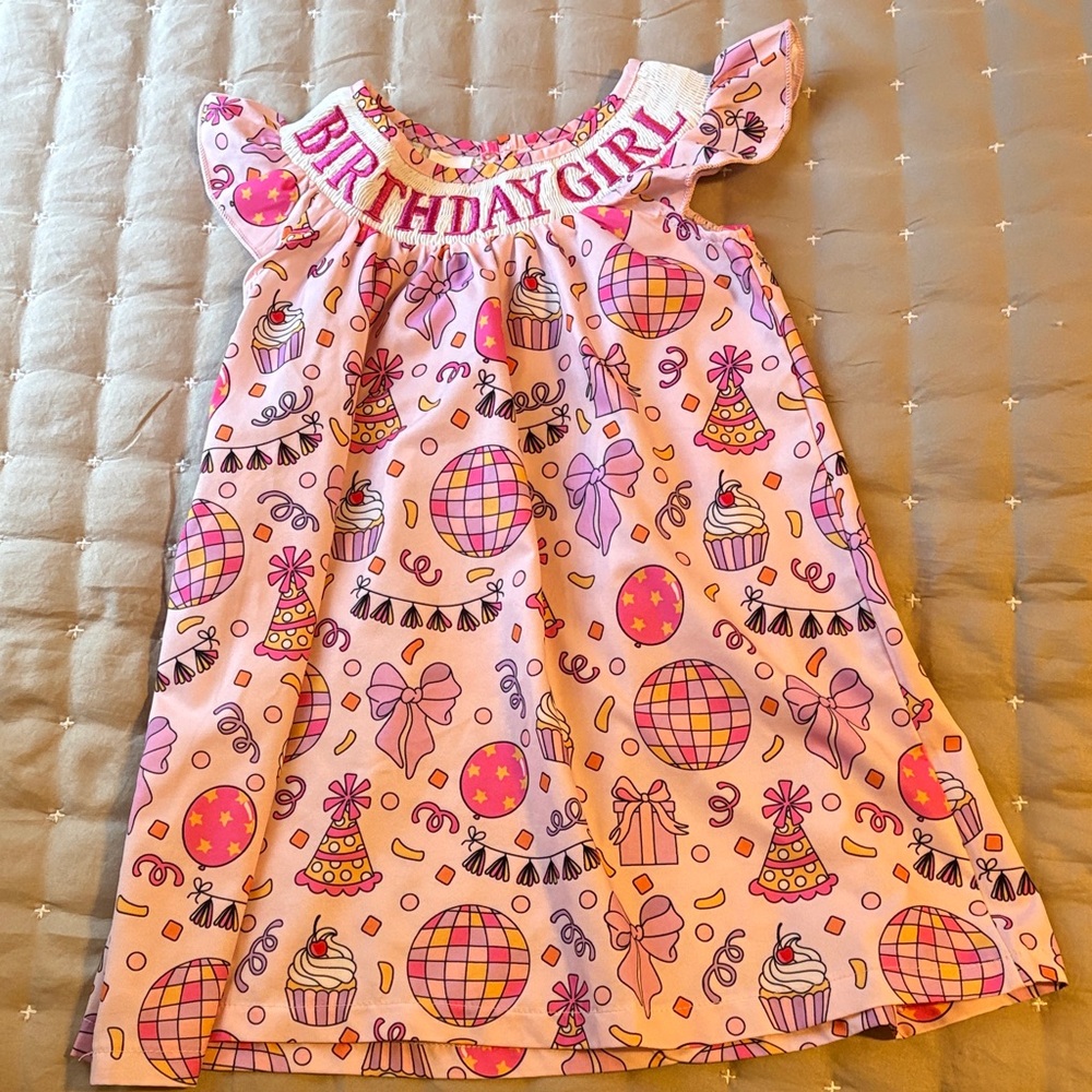 Amazon Pink Birthday Girl Dress